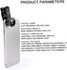 3in1 Fisheye Wide Angle Micro Camera Lens for iPhone Xiaomi Redmi 3IN1 Zoom Fish Eye Len On Smartphone Lenses with Phone Clip