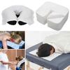 100Pcs Face Cradle Cover Disposable Massage Headrest Non-woven Cover Soft Portable Massage Table Chair SPA Bed Face Rest U-shaped Cover