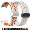 Силиконовый ремешок для Samsung Galaxy Watch 7 6 5 4 40 мм 44 мм 5Pro 45 мм Магнитная застежка No Gaps Band 6 Classic 43 мм 47 мм 42 Браслет