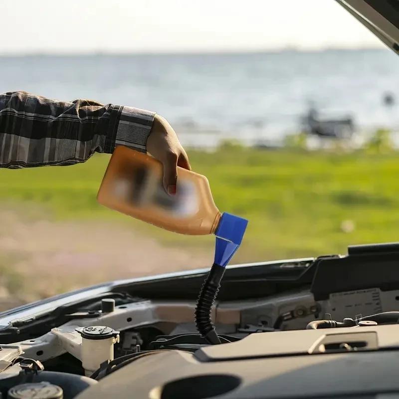 1/3 шт. воронка для заправки мотоцикла телескопическая для автомобильного двигателя масляный бензиновый фильтр перенос складные пластиковые воронки автомобильные аксессуары