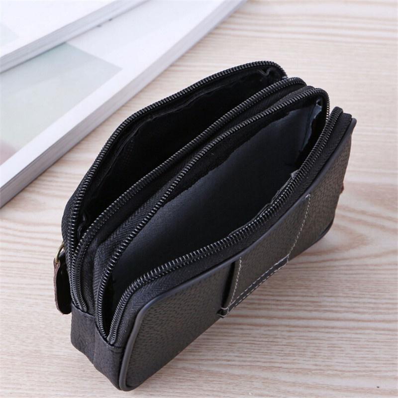 Pack Belt Loops Waist Bag Men Fashion Vintage Waist Packs Mobile Phone Pouch