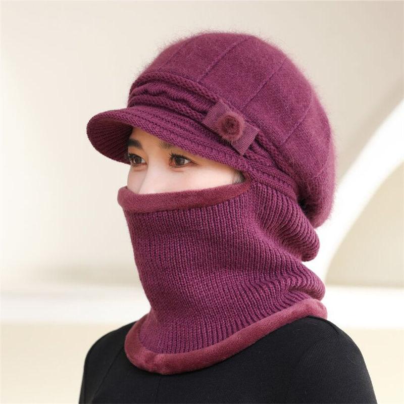 Новые женские зимние шапки с меховой подкладкой, сохраняющие тепло, женские ветрозащитные, утепленные, утепленные шапки-балаклавы