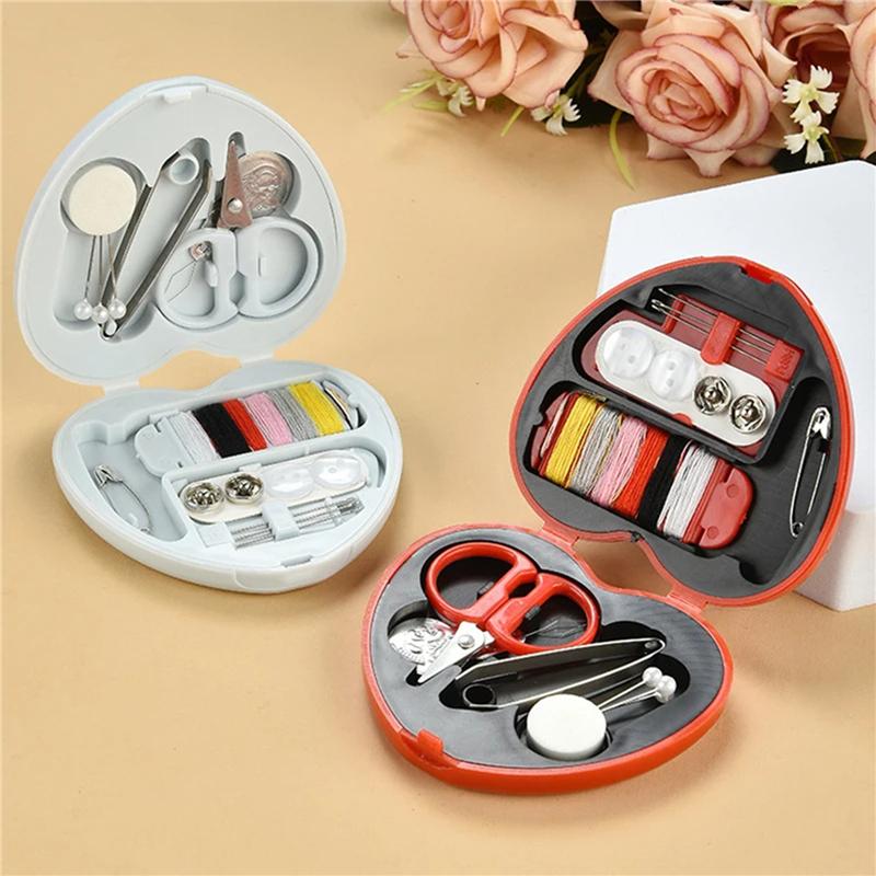 Travel Mini Sewing Kit Portable Needle Threads Box Storage Bags Home Living Professional DIY Sewing Kit