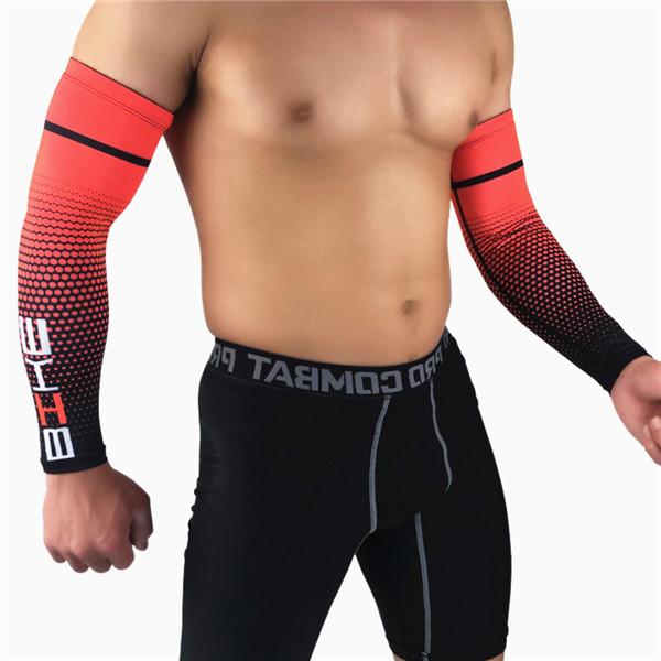 1 шт., защита для баскетбольной руки, быстросохнущая защита от ультрафиолета, поддержка локтя для бега, грелки для рук, налокотник для фитнеса, велоспорт