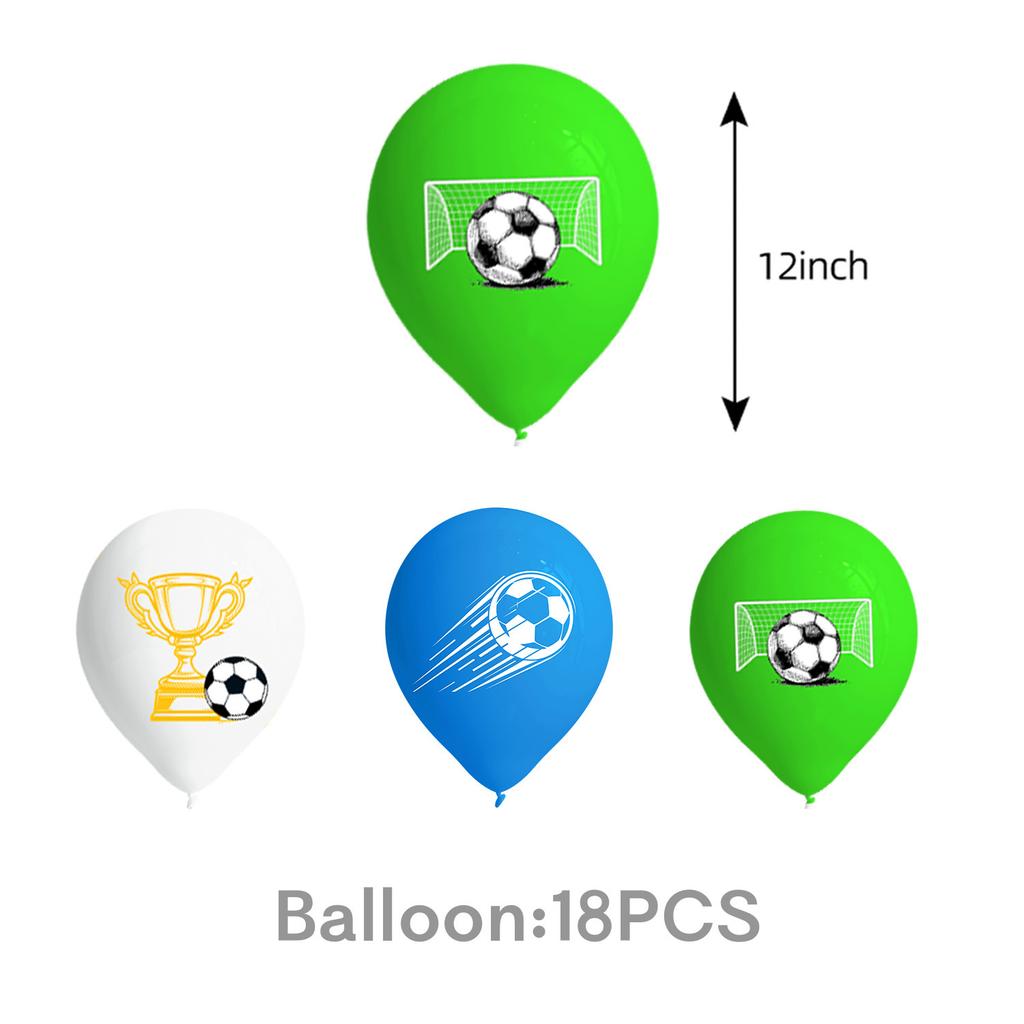 Football-Themed Party Supplies, Birthday Decoration, World Cup Tableware, Party Atmosphere, Banner Props