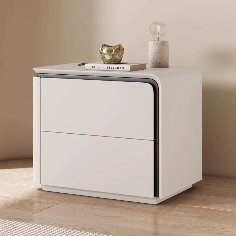 Simple Modern Night Table Storage Nordic Aesthetic Luxury Nightstand Trendy Drawer Home Mesitas De Noche Bedroom Furniture