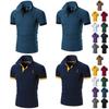Polo New Mens Shirt Slim Fit Short Sleeve Basic Shirts Muscle Tee Tops Tshirt