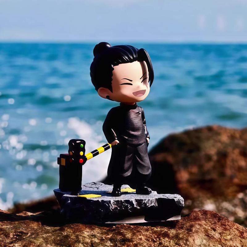 New 13cm Jujutsu Kaisen Geto Suguru Painted Gk Figure Chibi Statue Desk Car Decor Trendy Collectible Gift For Anime Fans