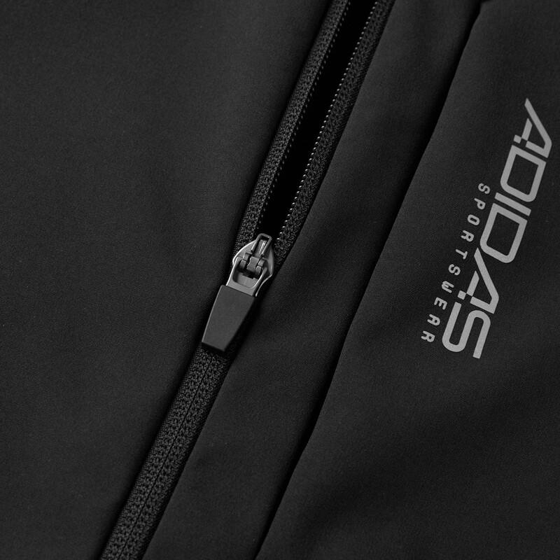 adidas Унисекс ветрозащитная и водоотталкивающая спортивная куртка