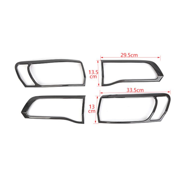 2PCS Car Rear Tail Light Lamp Guard Cover Bezel for Jeep Grand Cherokee 2014 2015 2016 2017 2018 2019 2020 Exterior Accessories