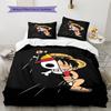 Luffy D 3pcs Bedding Set, Duvet Cover with 2 Pillowcases, Digital Printed, No Insert, Gift -HYQ58