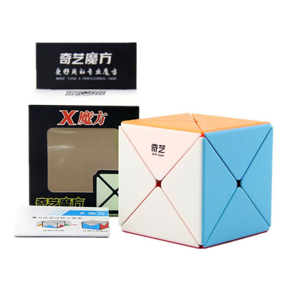 Qiyi X Куб 2x2x2 X-образный магический куб Qiyi X Скоростной куб 2x2 Необычной формы головоломка кубик Игрушки