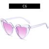Heart-Shaped Sunglasses Vintage Sunglasses UV400 Protection Clout Goggle Love Heart Sunglasses Retro Eyewear Women's Accessories