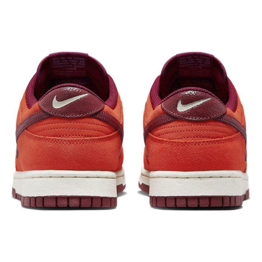 Nike Кроссовки мужские Dunk Low Оранжевая замша Безопасный оранжевый Командный красный Парус DQ8801-800