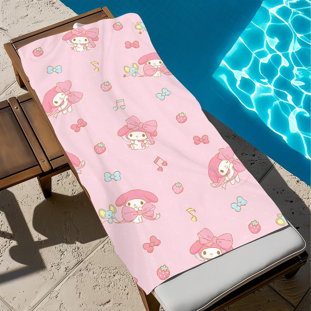 M-melody cute cartoon Towel Beach Quick Dry Soft Pool Towels Gift for Travel Gym Shower Camping sports