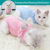 Reassuring Weaning Postnatal Pet Clothes Surgery Recovery Suit Cat Vest Surgical Rehabilitation