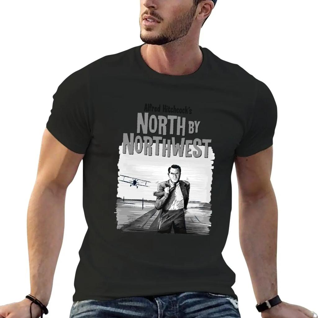 New Alfred Hitchcocks North by Northwest TShirt hippie clothes oversized t shirt custom t shirt men t shirts