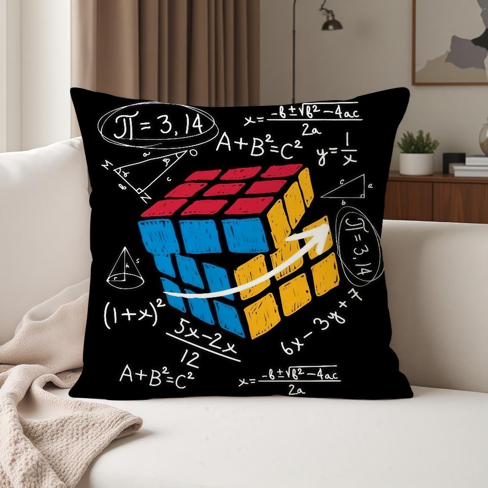 Game RRubik CCube Pillow Case Suitable For Bedrooms Living Rooms Cars Home Decoration