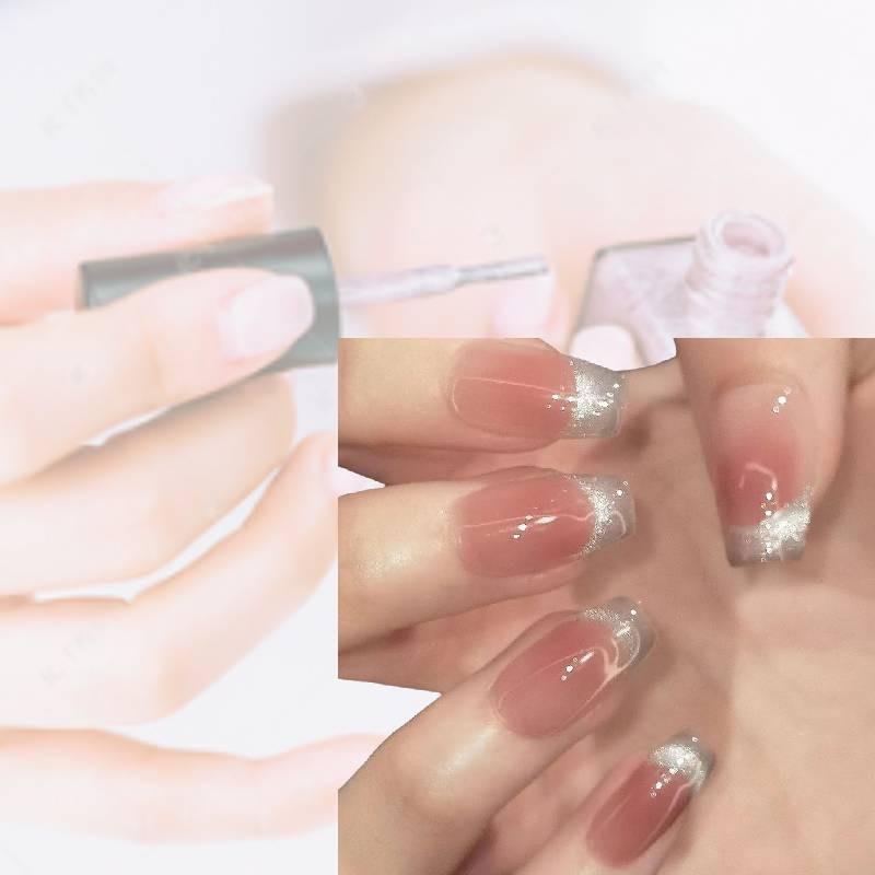 High-quality French Cat Eye Nail Stickers Starry Sky Pattern For Pregnant Women And Students