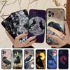 Чехол для телефона с узором ворона для iPhone 15 14 11 12 13 Mini Pro XS Max Чехол 6 7 8 Plus X XR SE 2020 Funda Shell