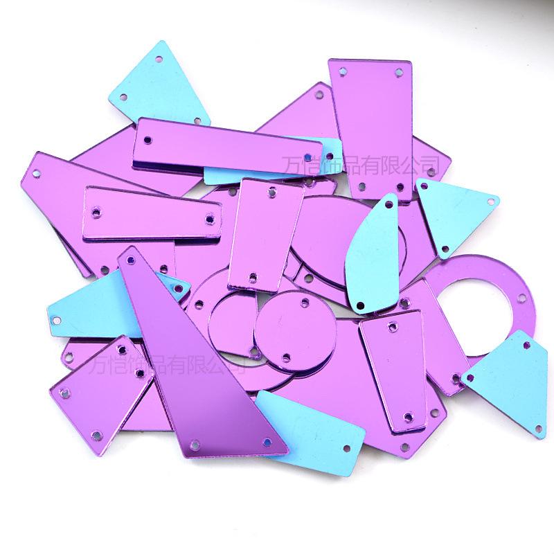 Акриловая ручная шовная дрель, зеркало специальной формы с плоским дном, сделай сам, украшение одежды, ювелирные изделия, зеркальные аксессуары, шовная дрель