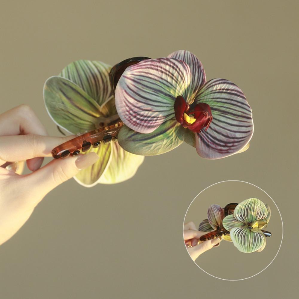 Богемия Заколки Цветок Зажим для волос Хвост Клипса Большая Акула Клипса Бабочка Орхидея Заколка для волос Пляж