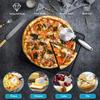 Rolling Pizza Cutter Tool,3 Inch Diameter Sharp Blade,Non-Slip Ergonomic Handle,Finger Protection Design,for Home&Commercial Use