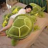 80cm Giant Green Tortoise Plush Toy Kawaii Animal Dolls Stuffed Soft Animal Sea Turtle Pillow Birthday Gifts For Children Girl-r
