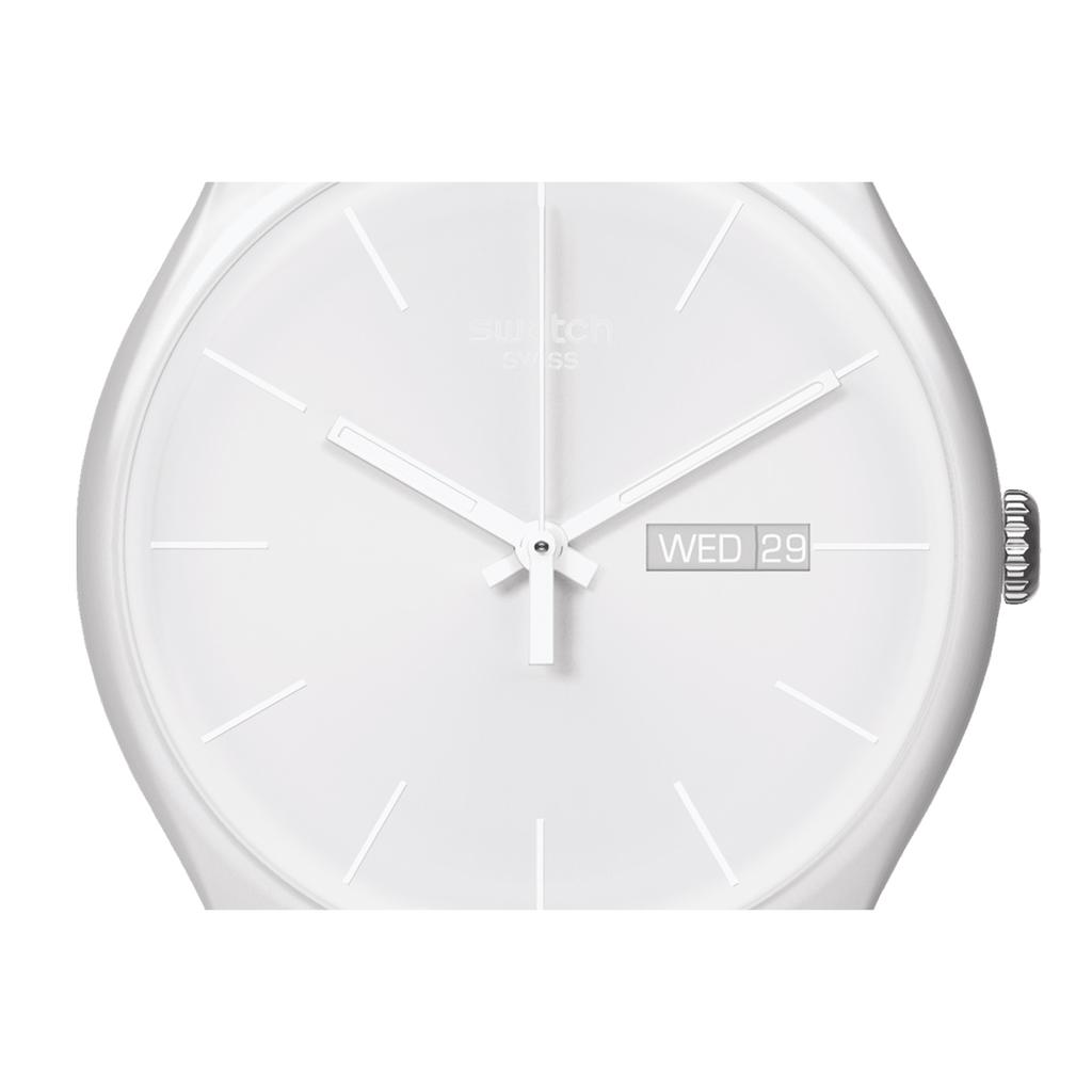 Swatch Унисекс Белые Часы SO29W704-S14 SO29W704-S14