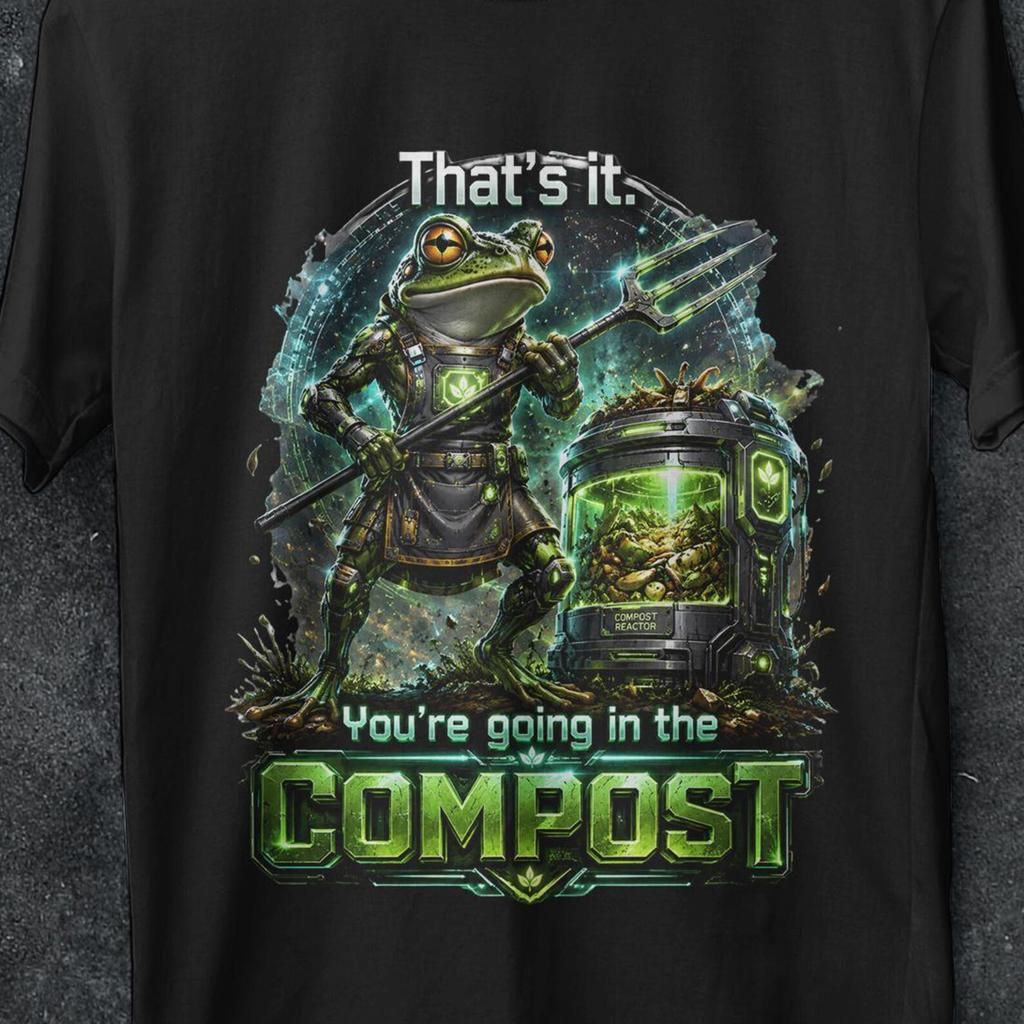 Funny Gardening Shirt, I Compost Shirt, gifts, Frog Garde Shirt, the compost shirt, funny frog shirt, frog, sarcastic shirt, Gardening Tee