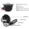 UNTIOR3 шт. Многоразовые наборы кофейных капсул для машины Nescafe Dolce Gusto, многоразовые капсулы, совместимые фильтр-чашки, диспенсер