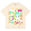 230 Gsm 100% Cotton Dragon Ball V65 Bulma Print Unisex Heavy Cotton T Shirt