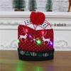 LED Light-Up Knitted Christmas Hat for Adults & Kids - Festive Party Accessory