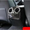 2 шт. карбон для Mercedes Benz W205 C Class C-Class 2015-2018 автозапчасти ABS хром задняя крышка вентиляционного отверстия для кондиционера