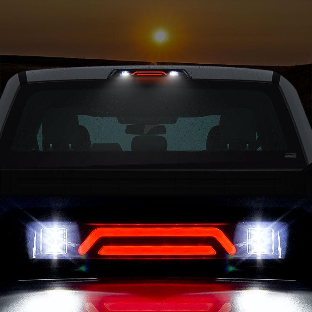 LED Smoke 3rd Tail Light For Dodge RAM 1500 2500 3500 2009-2018 High Mount Third Brake Taillight Cargo Lamp Rear Stop Lights
