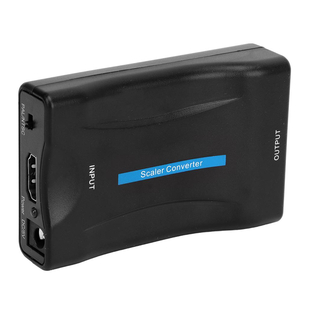 HD Мультимедийный Интерфейс в Scart Конвертер ABS Видео Адаптер Коробка для ТВ DVD-плеера