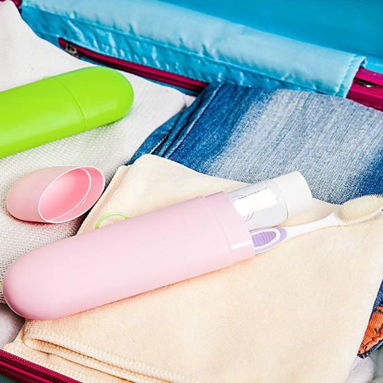 Портативный дорожный держатель для зубной пасты, бытовой чехол для хранения, контейнер