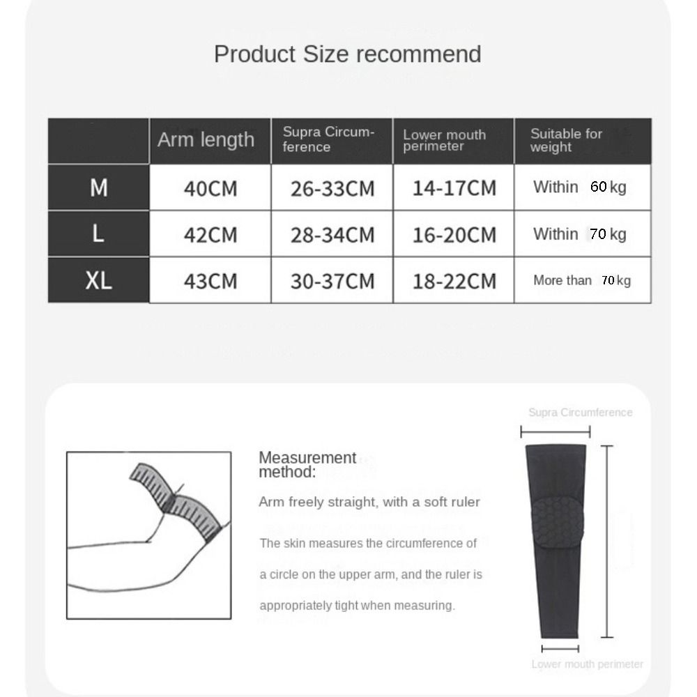 Налокотники из лайкровой ткани EVA Sponge Arm Support New Arm Sleeve Unisex