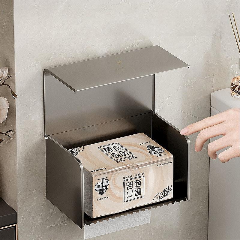 Держатель для салфеток Водонепроницаемый держатель для туалетной бумаги Настенный выдвижной ящик для рулонной бумаги Аксессуары для ванной комнаты Держатели для бумажных полотенец для кухни