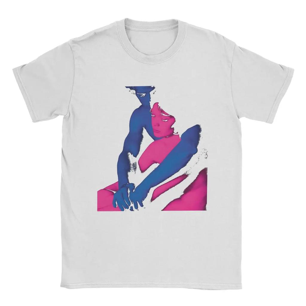 Кто действительно заботится о теледевушке Мужская футболка Винтажные футболки Футболки с коротким рукавом и круглым вырезом Хлопок Уникальная одежда