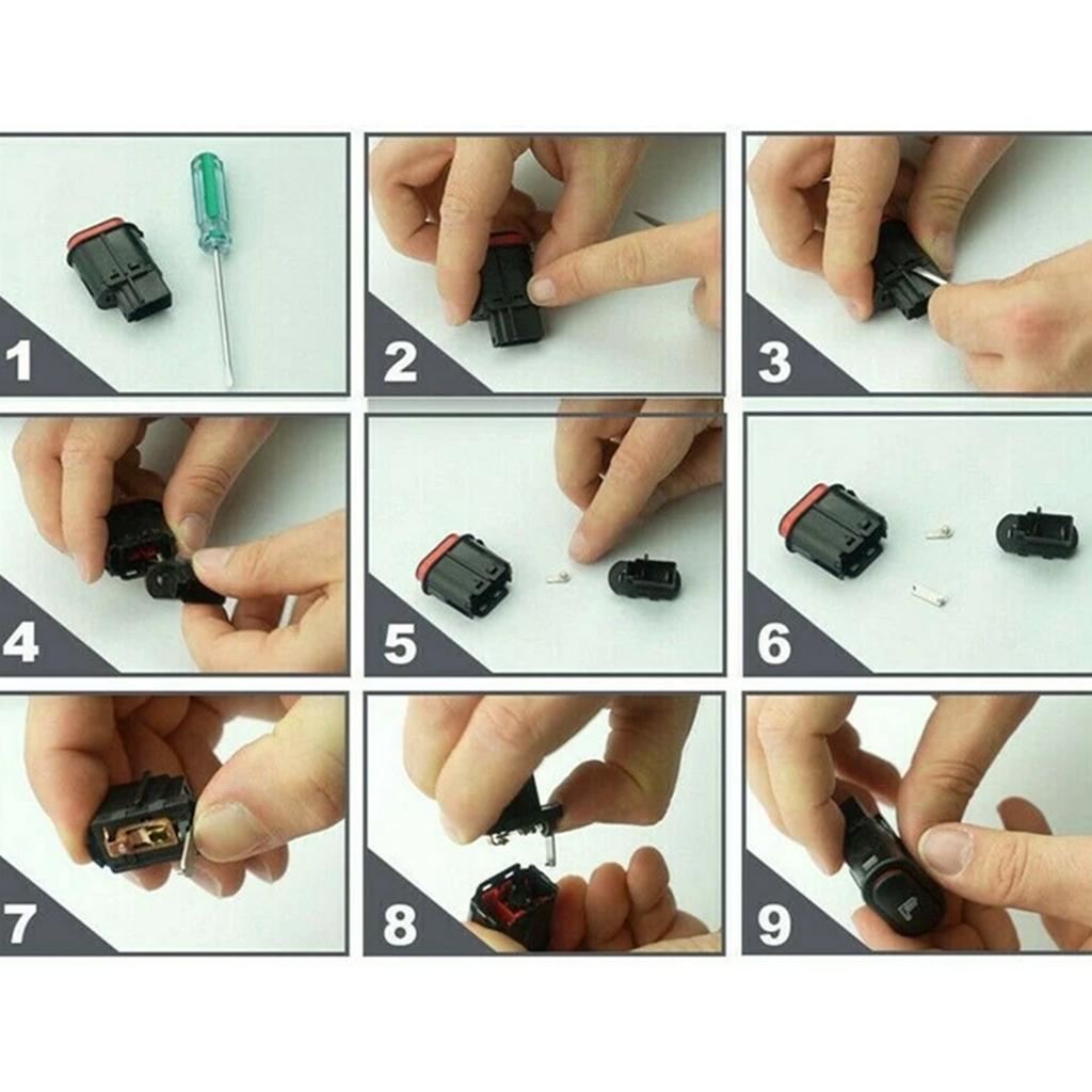 Комплект для ремонта переключателя подогрева сидений 6706942 93BG19K314AA для Transit Connect Custom MK8 Fiesta Автоаксессуары Замена