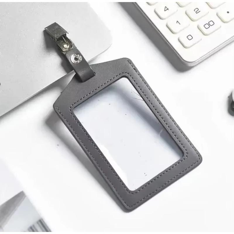 Горизонтальный вертикальный чехол для удостоверения личности из натуральной кожи для удостоверения личности медсестры, держатель для кредитной карты, держатель для бейджа, чехол для карты