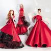 Red Supermodel Doll Dresses Luxury Doll Accessories Set For 30cm Supermodel Doll/for 1/6 BJD Dolls