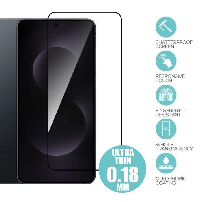 Verre Trempé pour Samsung Galaxy S25 Edge - BOOLING - Vitre Intégrale Anti-Rayures Antichoc Lot de 4