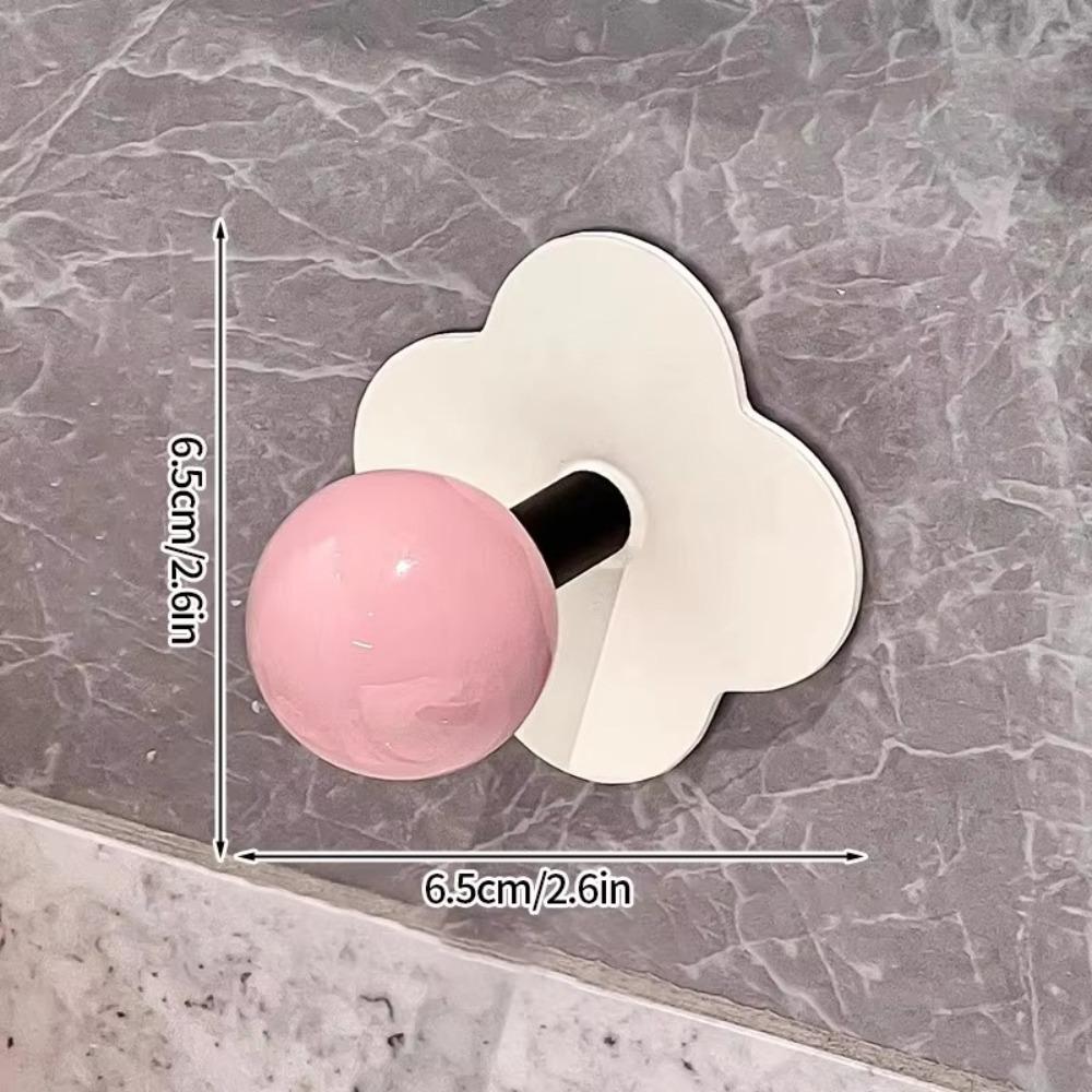 Wall Mount Dopamine Adhesive Hooks Heavy Duty Towel Hanger Colorful Bathroom Adhesive Wall Hook