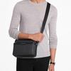 Michael Kors MK Cooper Сумка через плечо с принтом логотипа и регулируемым плечевым ремнем Мужская сумка через плечо Черный 37S5LCOC5B-BLACK
