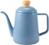 Fuji Enamel Cotton Plus Drip Pot, 1.0L, Ash Blue, CTP-1.0DP.AB