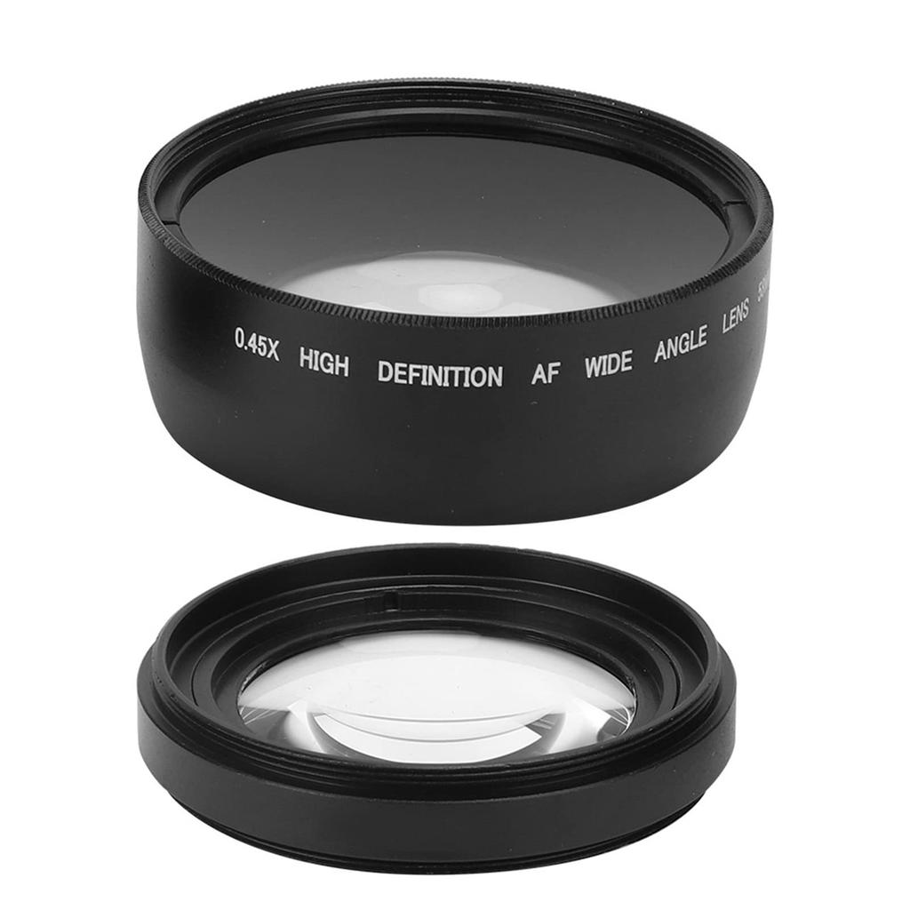 58mm Macro Lens for Cameras and Video Wide Field of Landscape Includes Lens Storage Bag JSR-1151 0.45X Wide-Angle Cameras, View, Photography,
