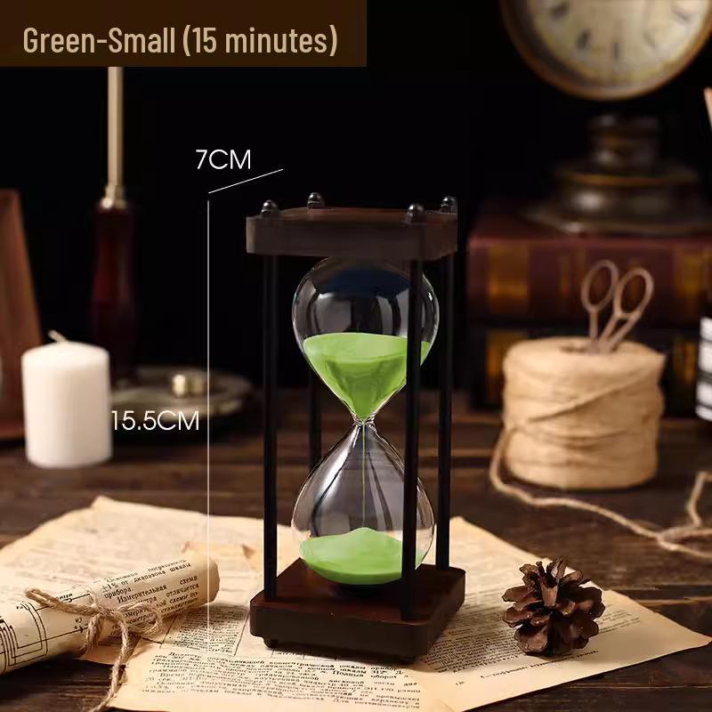 Ретро Креативное Песочные Часы Орнамент для Детей – 30/60 Минут, Защита от Падения Дизайн с Быстротекучим Песком