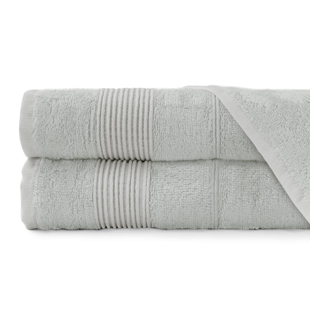 Towel 70x140 large, natural bamboo fiber, ash gray color